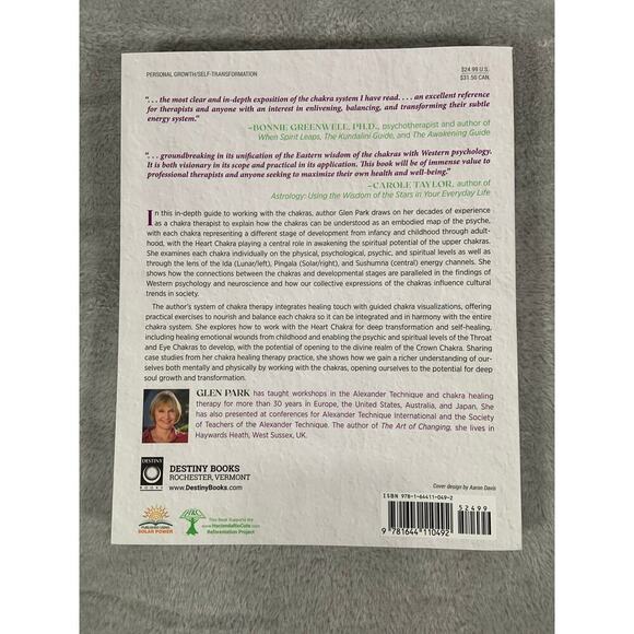 Chakra Healing Therapy Self Help Paperback Glen Park Spiritual Emotional Energy - Picture 2 of 10